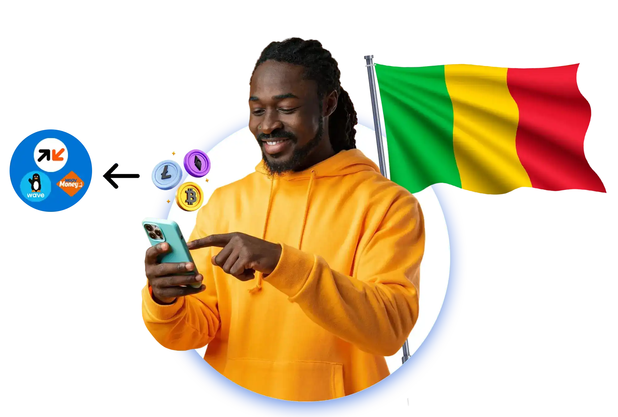 Vendre des cryptomonnaies au Mali